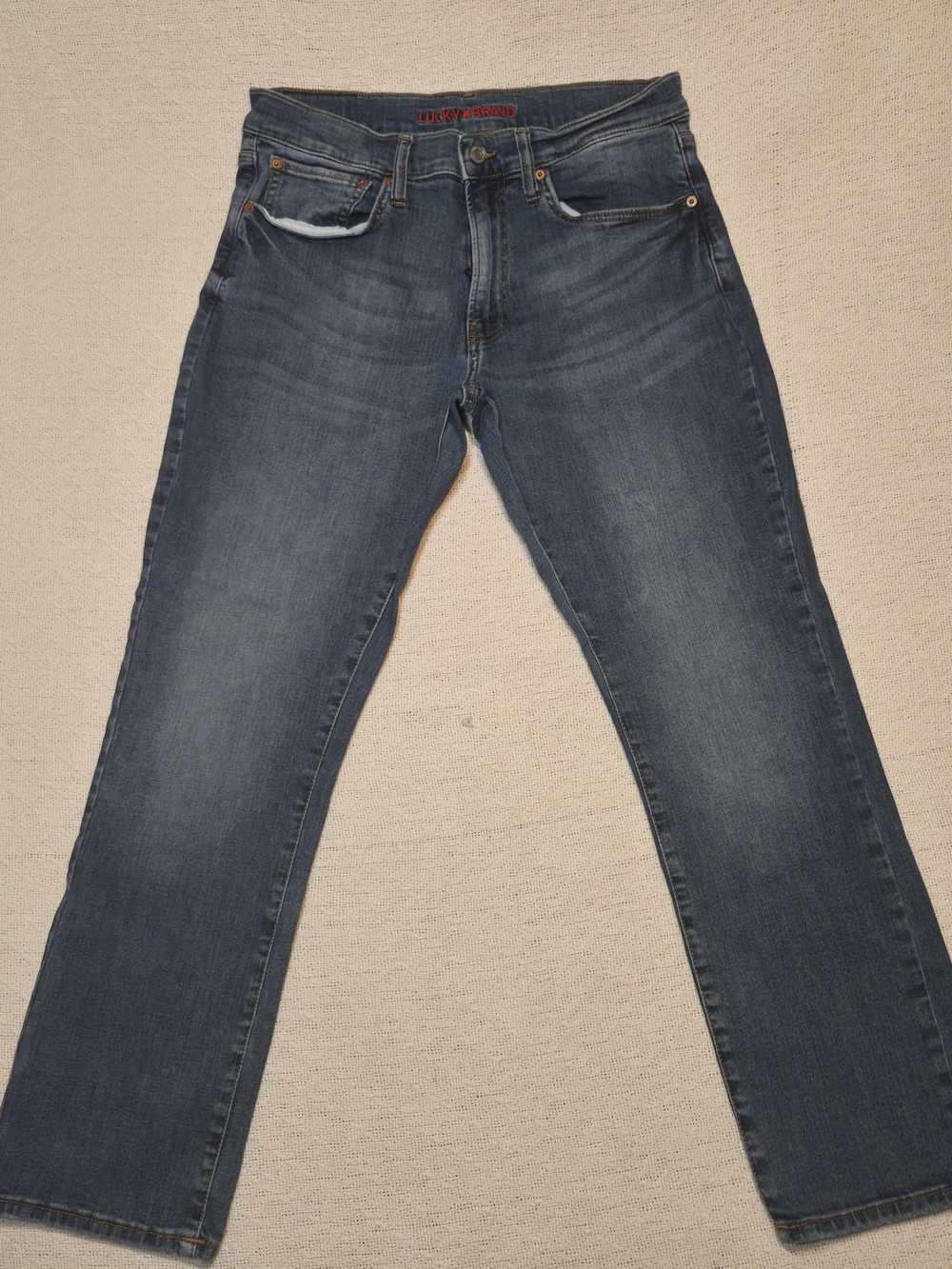 Lucky Brand Men's Medium Blue Straight Jeans